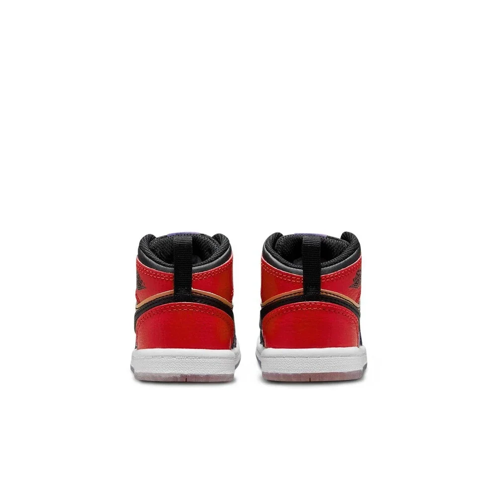 Nike Air Jordan 1 Mid SS DX4377-400 Toddler US 10 Multi Lifestyle Shoes HTAT1306